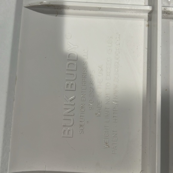 Bunk buddy side tray. White. - Picture 3 of 3